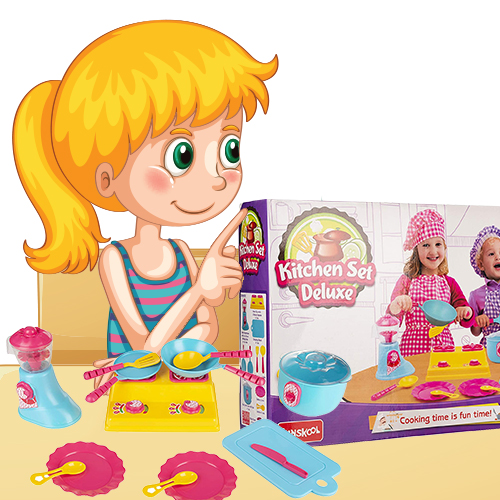 Funskool kitchen on sale set deluxe