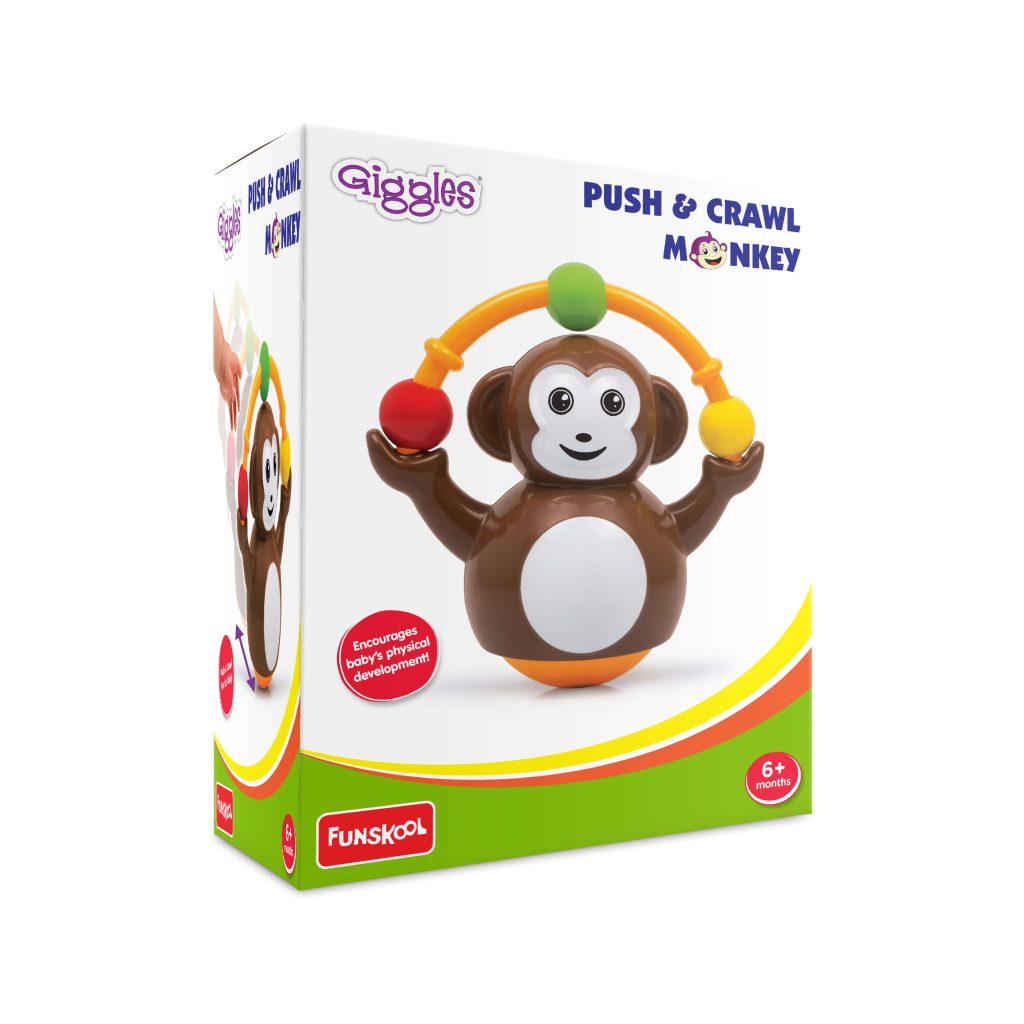 Push N Crawl Monkey