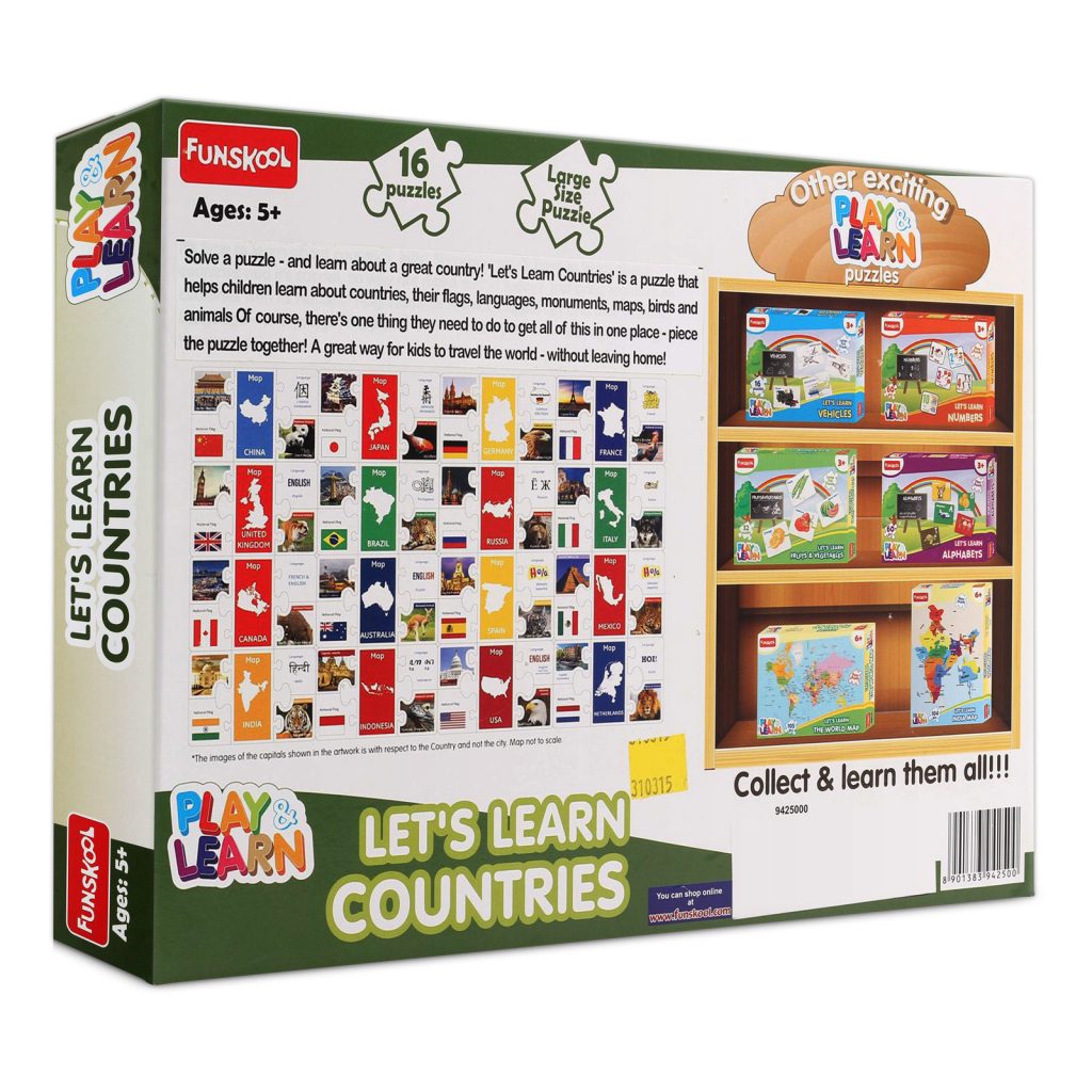 Let’s Learn Countries Puzzle