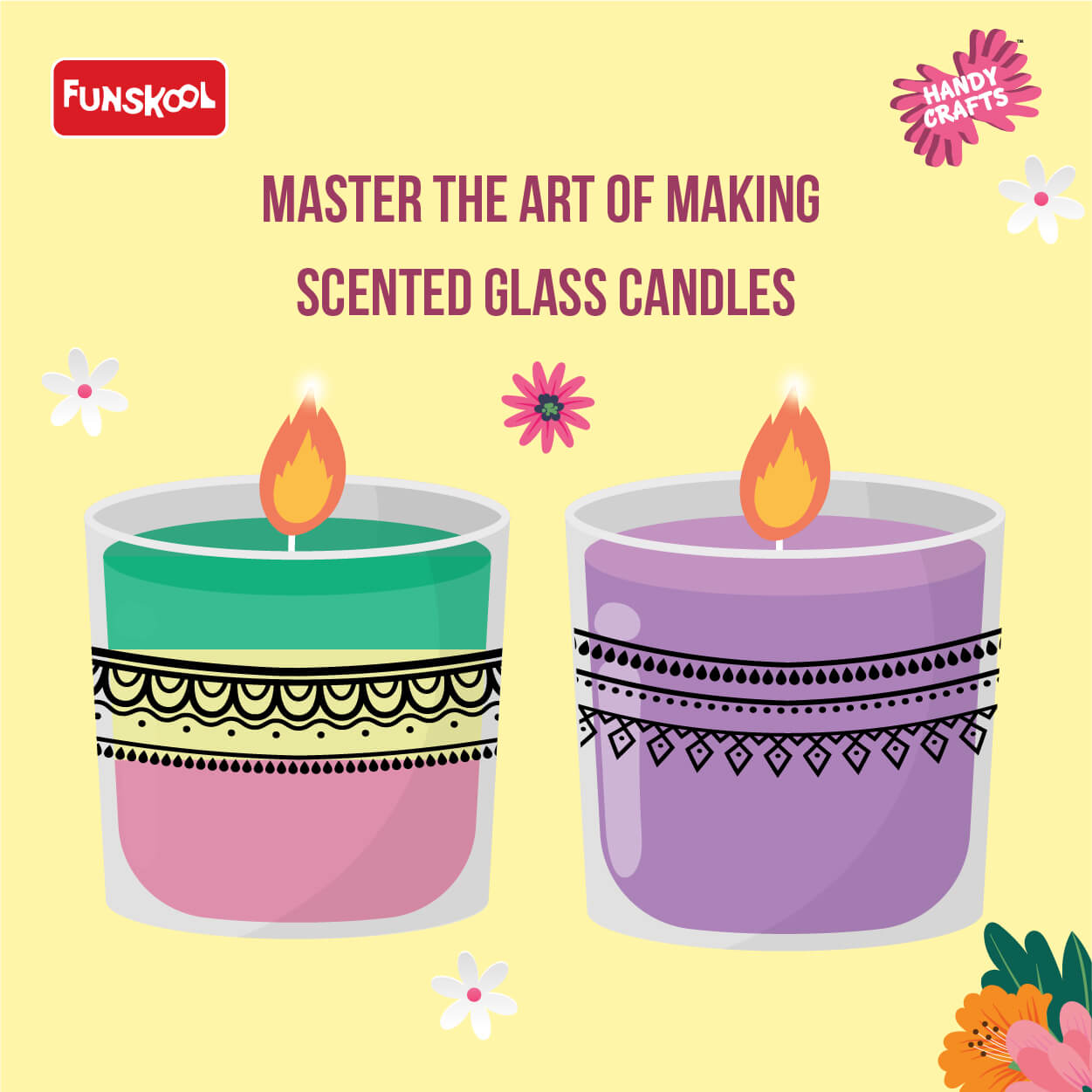 Scented Glass Candle Kit